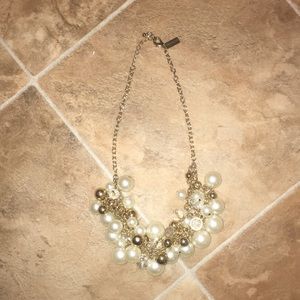 The Limited Pearl Cluster Statement Necklace